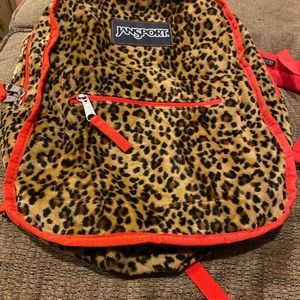 Jansport Leopard print backpack